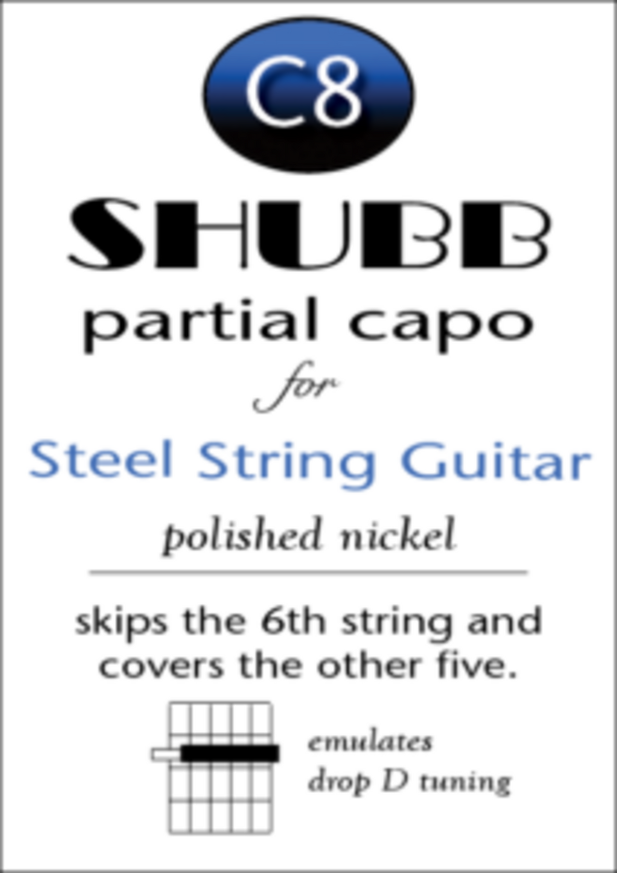 Shubb C8 Partiell Capo