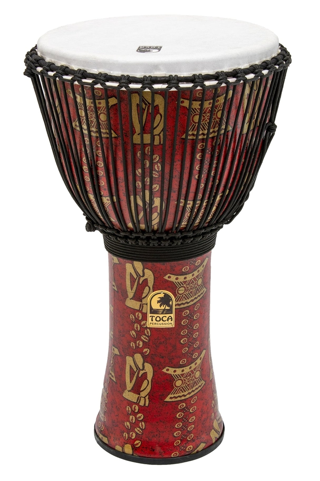 Toca Djembe Freestyle II Rope Tuned - Mörkröd (TF2DJ-14RB)