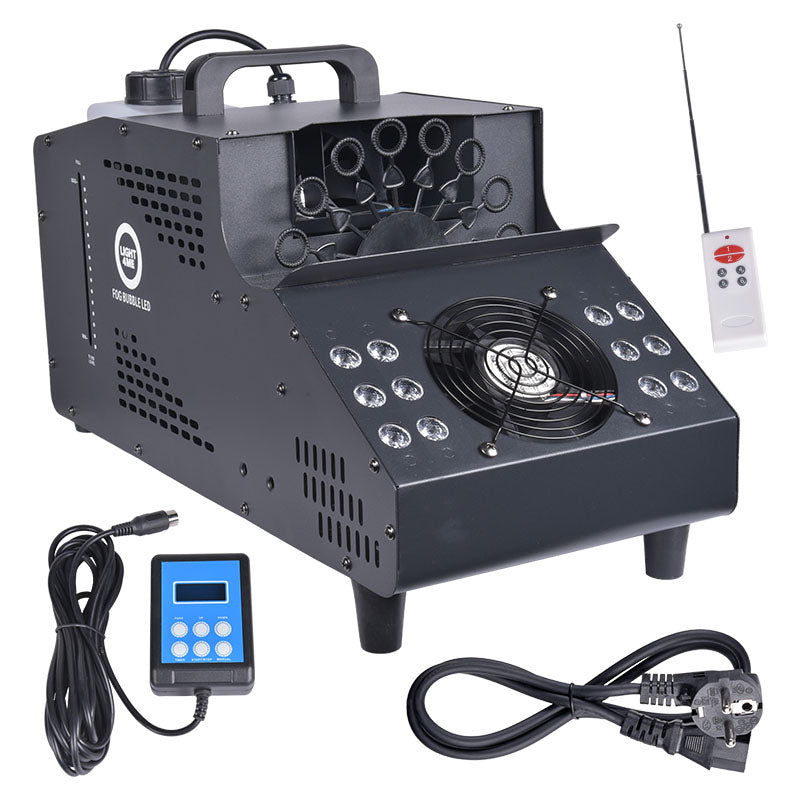 LIGHT4ME såpbubble- & rökmaskin