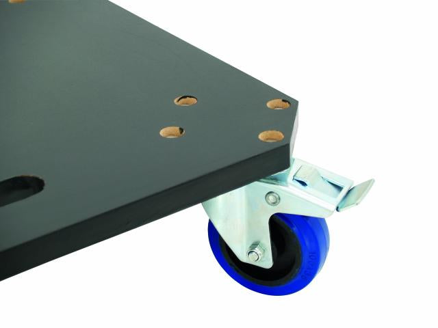 Hjulskiva MDF 4x Hjul (2 m. Broms)