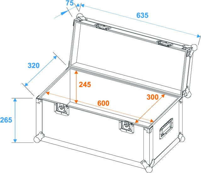 Eurolite Flightcase Pro (60 x 30 x 30 cm)