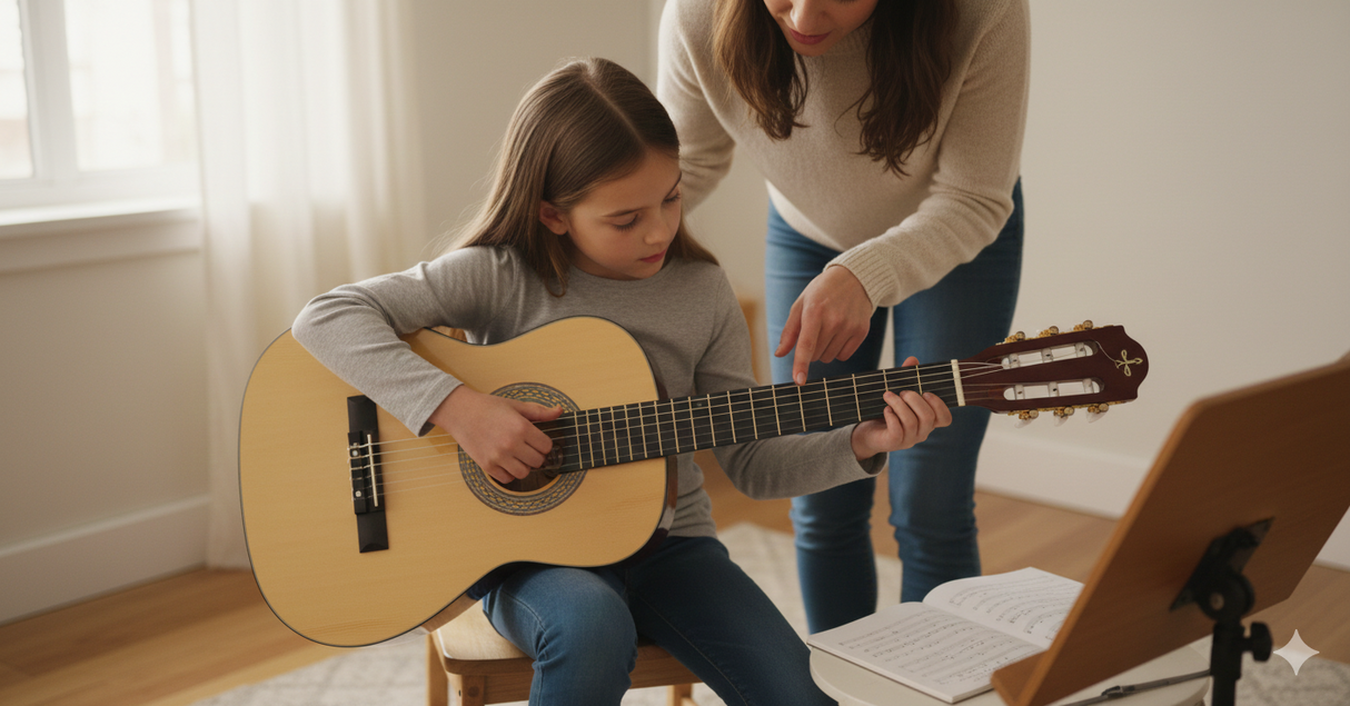 Grooveland Klassisk 1/2 Spansk Gitarr