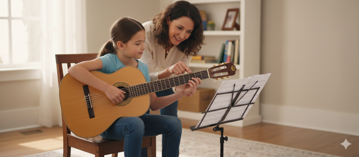 Grooveland Klassisk Rosenträ Spansk Gitarr