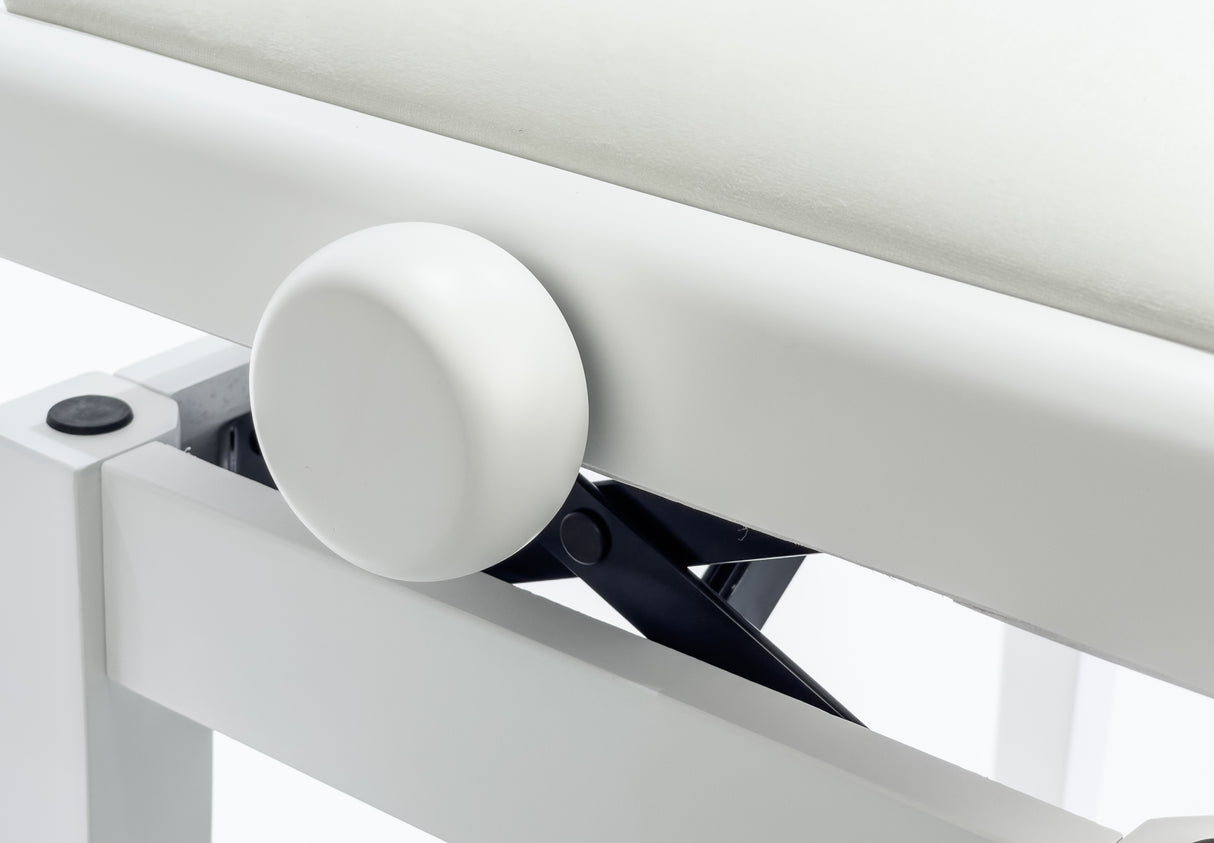 Grooveland KB200 Pianobänk (Matt Vit)