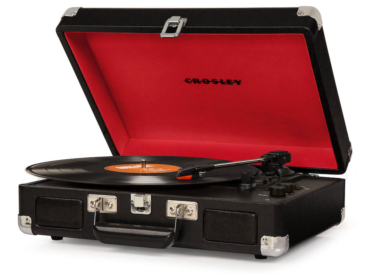 Crosley Cruiser Plus skivspelare tvåvägs Bluetooth (svart)