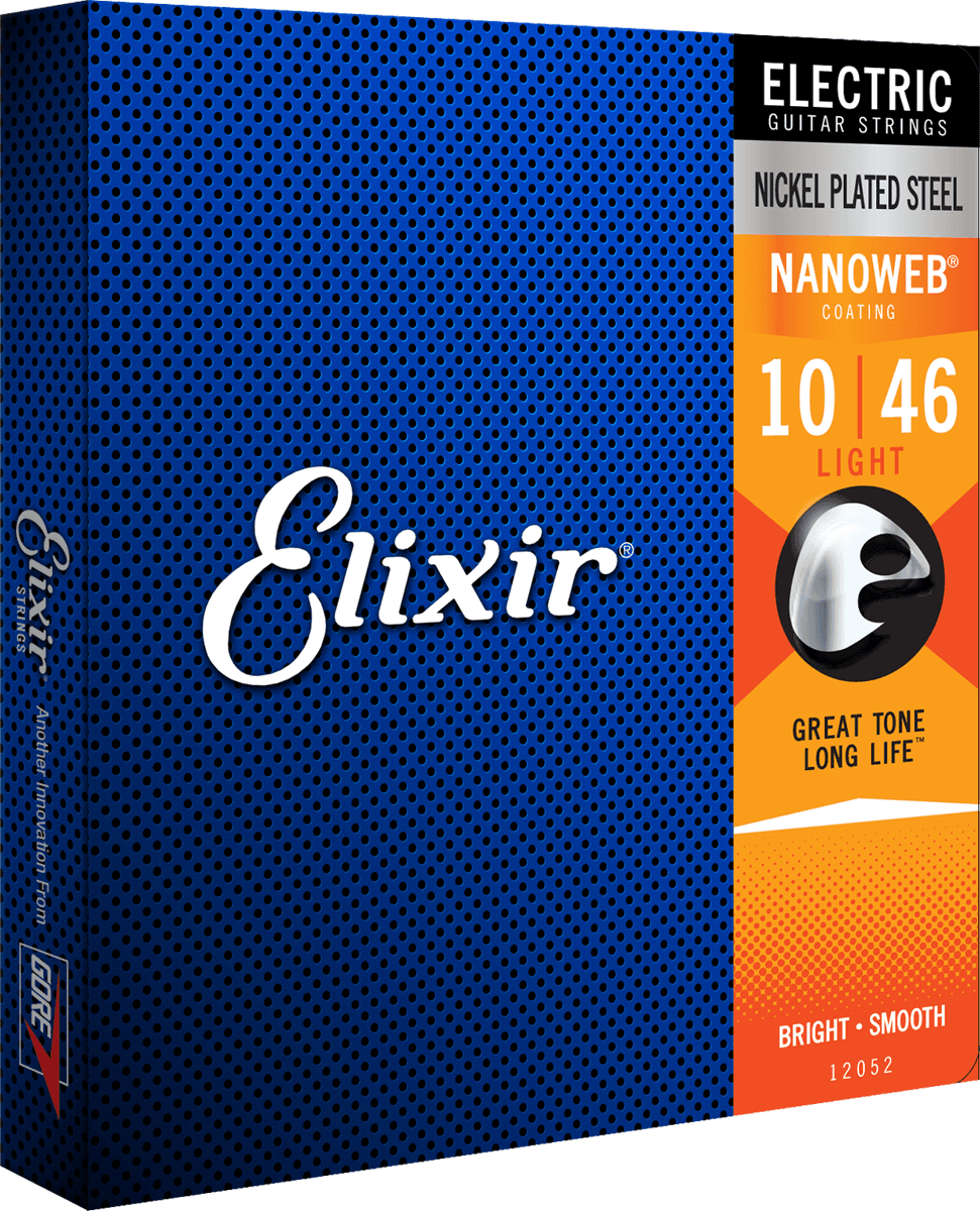 Elixir Nanoweb Guitar Strings (Light, 10-46)