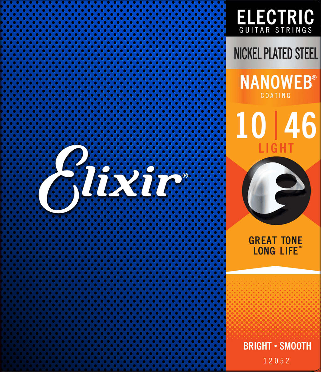 Elixir Nanoweb Guitar Strings (Light, 10-46)