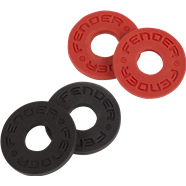 Fender Strap Blocks 4-pack (röd, svart)
