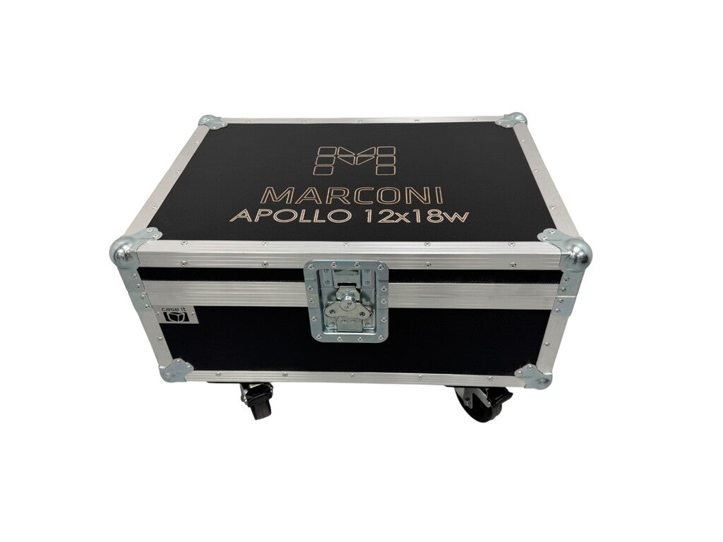 Marconi Flightcase för 4 X Apollo batterilampa
