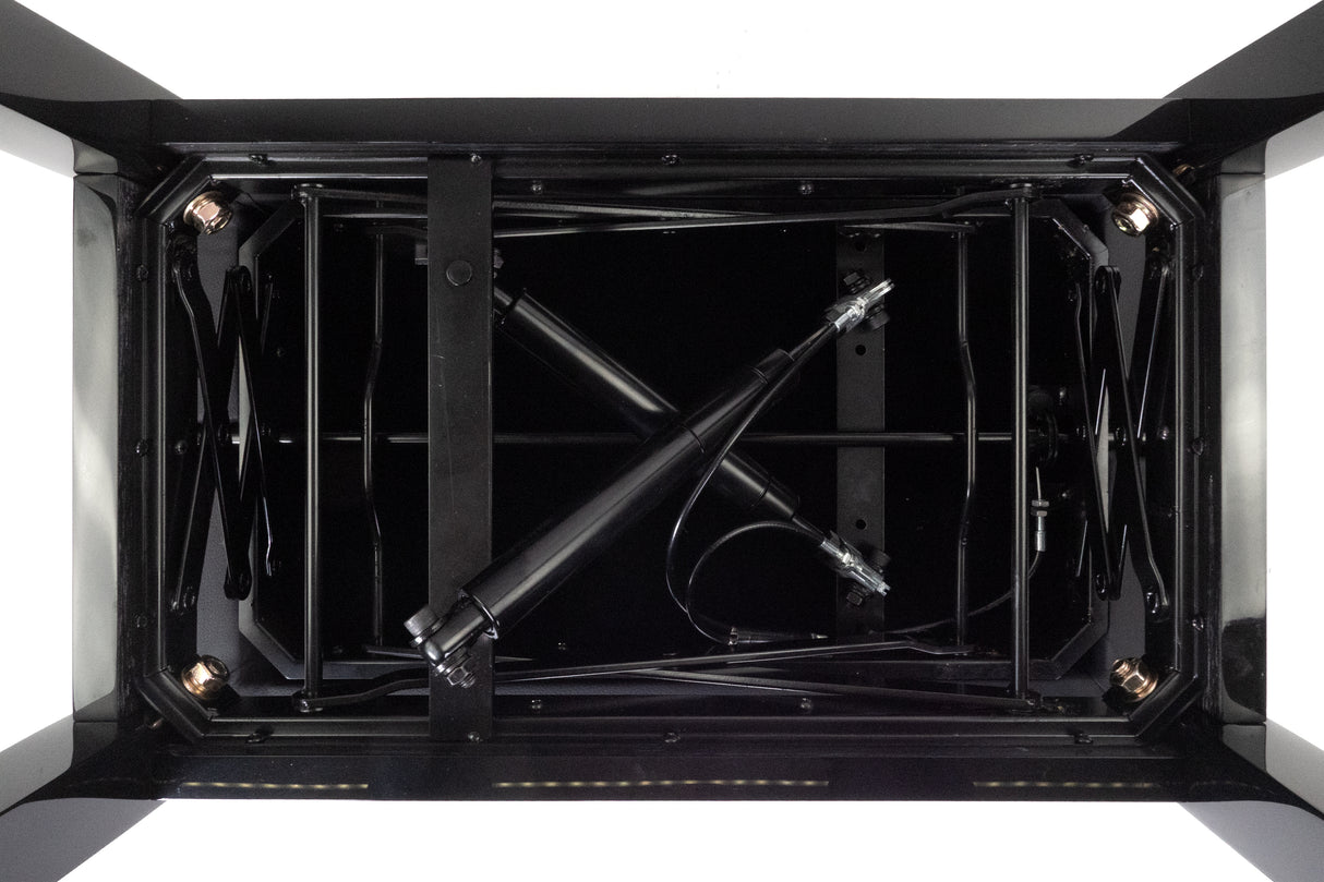 Grooveland KB400 Hydraulisk pianobänk (Svart Högglans)