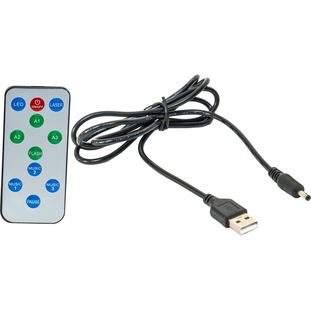 Ibiza Batteridriven ljuseffekt med laser