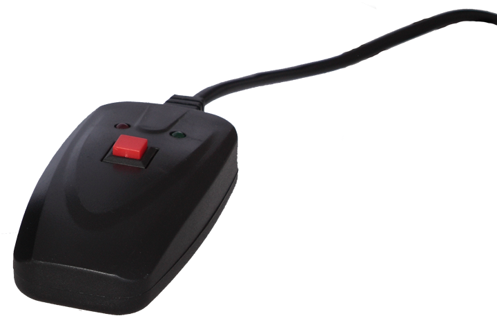 Ibiza rökmaskin with Fire/Flame Effect (svart)