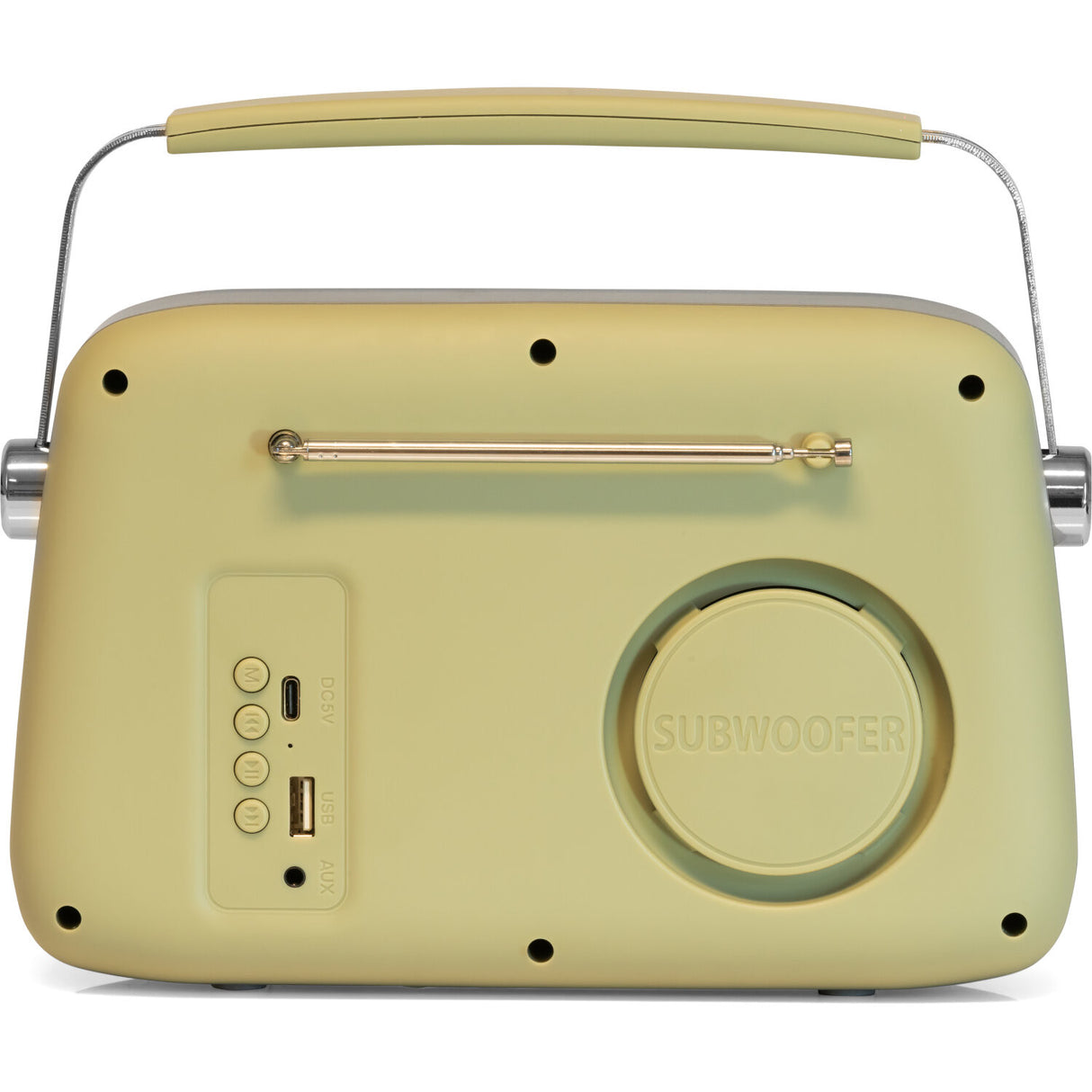 Madison Retro Radio med Bluetooth och FM (Matte Olive Green)