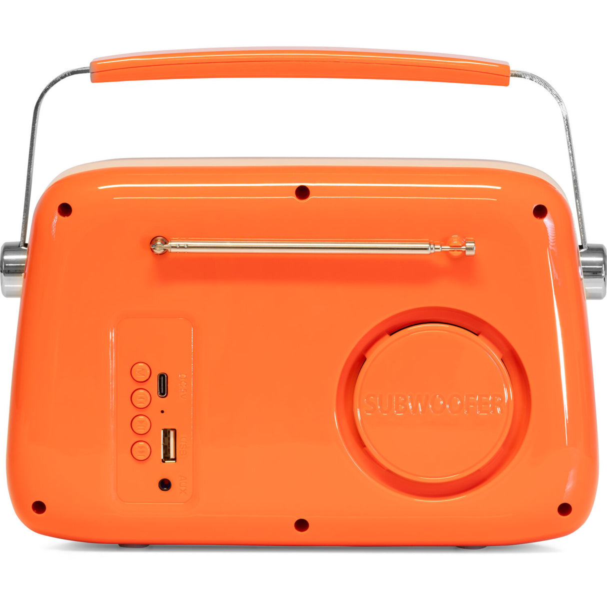 Madison Retro Radio med Bluetooth och FM (orange)