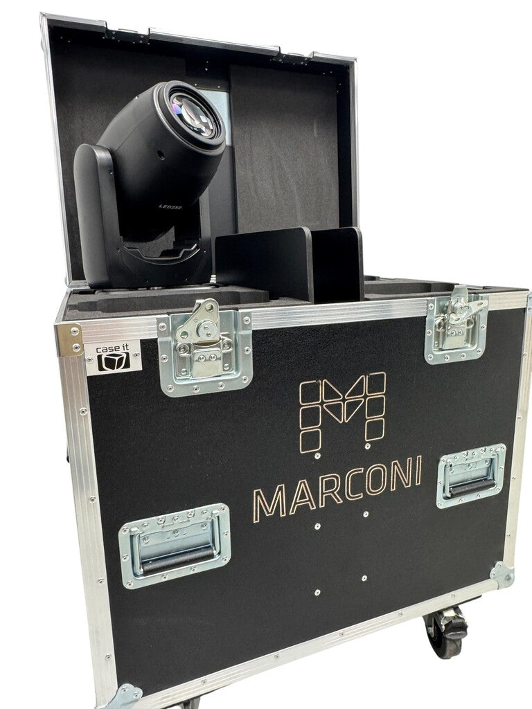 Marconi Flightcase för 4 X Vega Prime 250