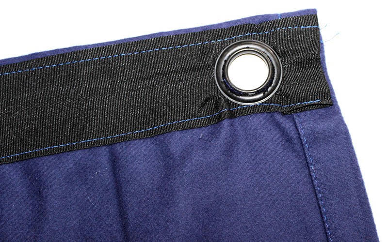 Molton matta med ögon (blå)