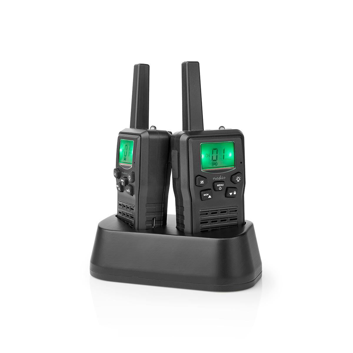 Nedis Walkie Talkie Set med laddare (upp till 10 km)