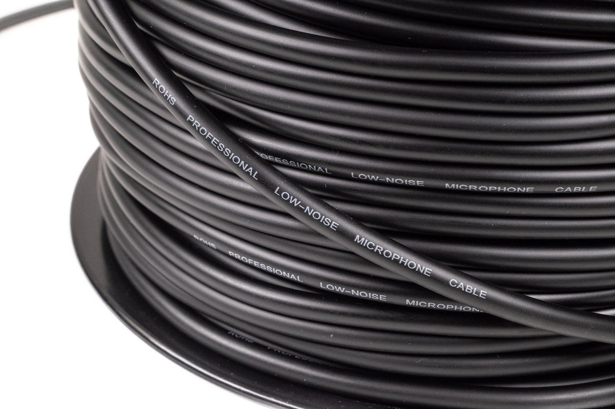 Perfex mikrofonkabel på rulle (100m)