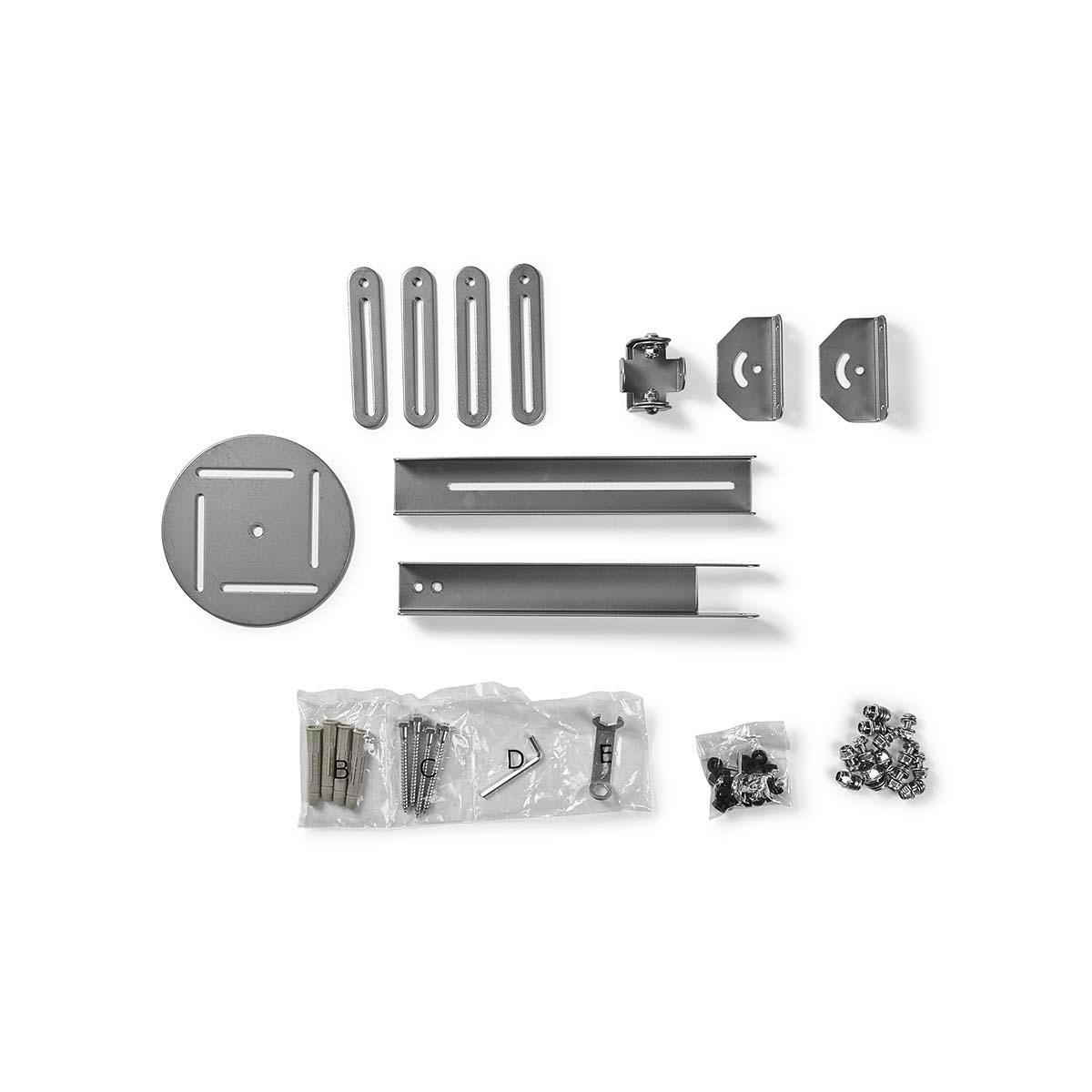 Projektorväggfäste helt rörligt (silver, 10 kg)