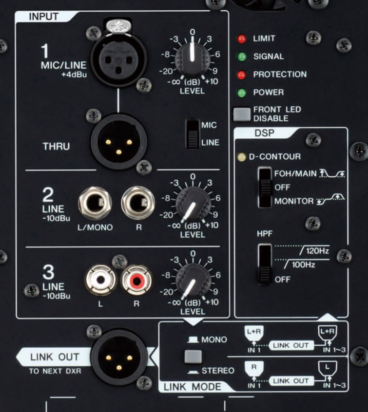 Yamaha DXR15 MKII Active PA-högtalare (1100W)