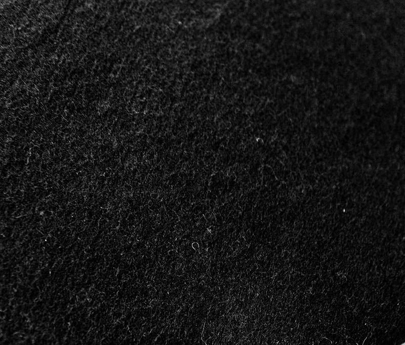 Molton matta med ögon (svart, bredd x höjd)