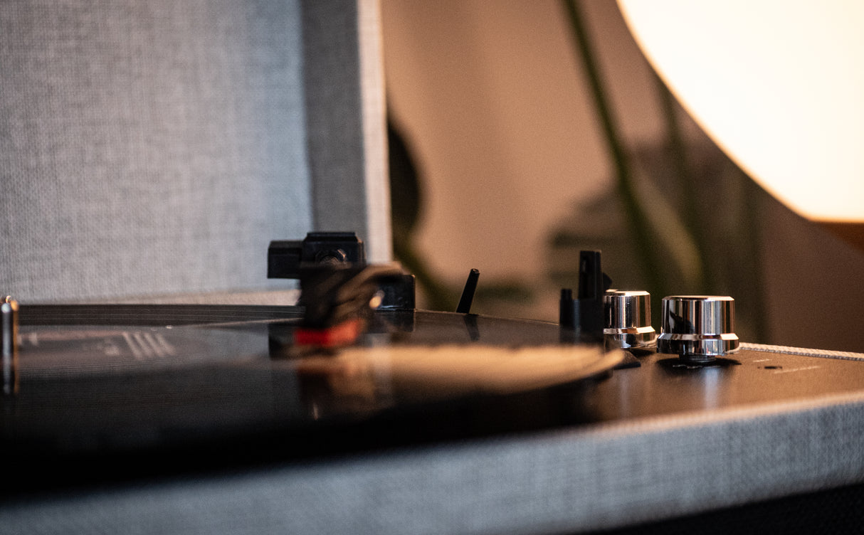 Studio 57 Groovy skivspelare (grå)