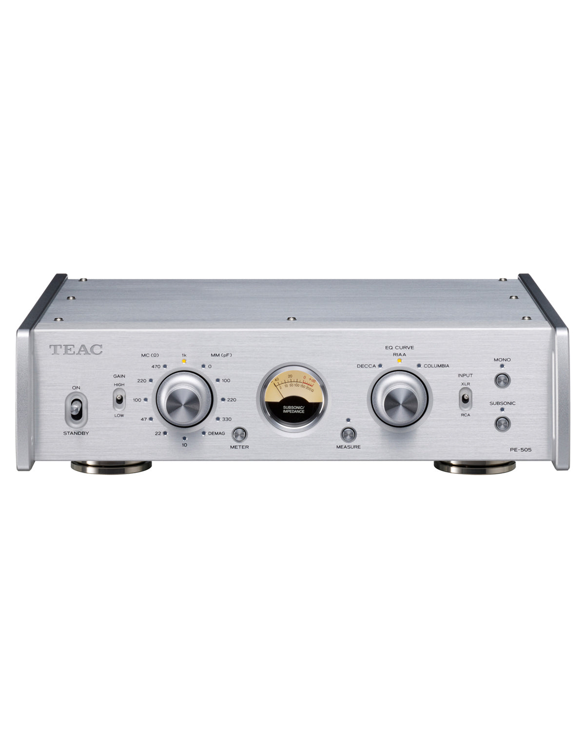 TEAC PE-505 Phono förförstärkare (silver)
