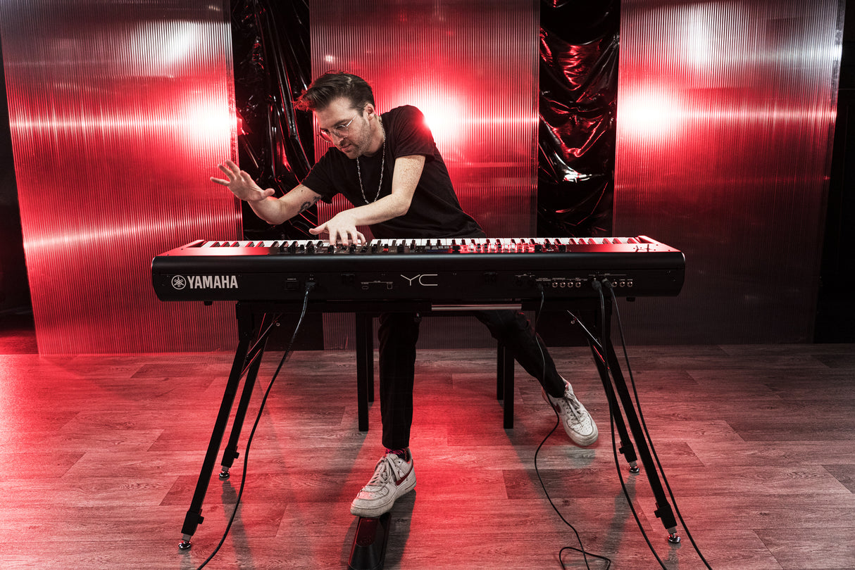 Yamaha YC88 Digital Stage Keyboard (naturligt Wood )