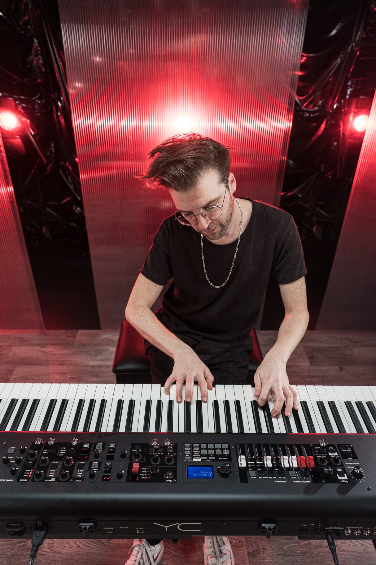 Yamaha YC88 Digital Stage Keyboard (naturligt Wood )