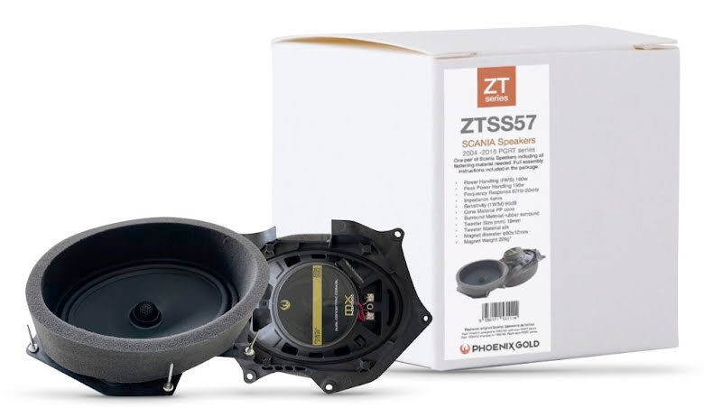 Phoenix Gold Speaker Upgrade Kit för Scania R-Series