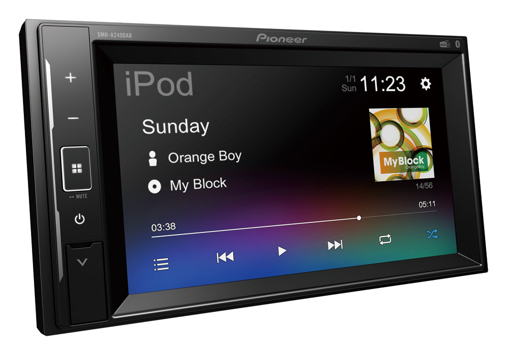 Pioneer DMH-A240DAB Bilstereo Multimediaspelare Bluetooth /DAB+