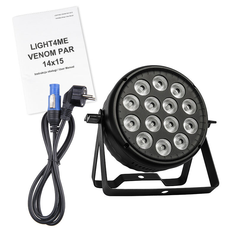 Light4Me Venom PAR 14x15 RGBW LED PAR Spotlight