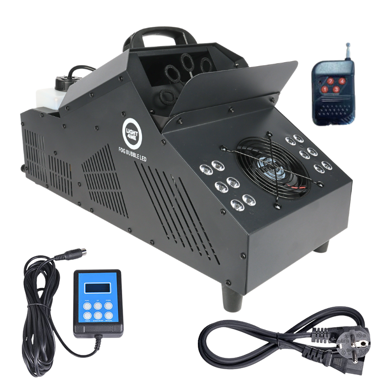 LIGHT4ME såpbubble- & rökmaskin