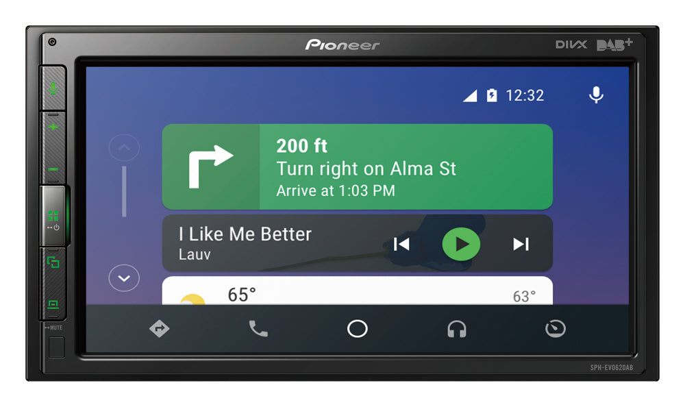 Pioneer SPH-EVO62DAB-CLIO Apple CarPlay , DAB- Radio och Bluetooth