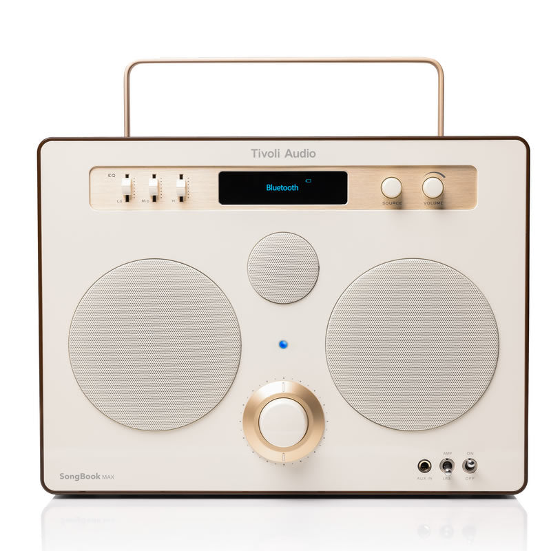 Tivoli Audio Song Book MAX Bluetooth högtalare (kräm/brun)