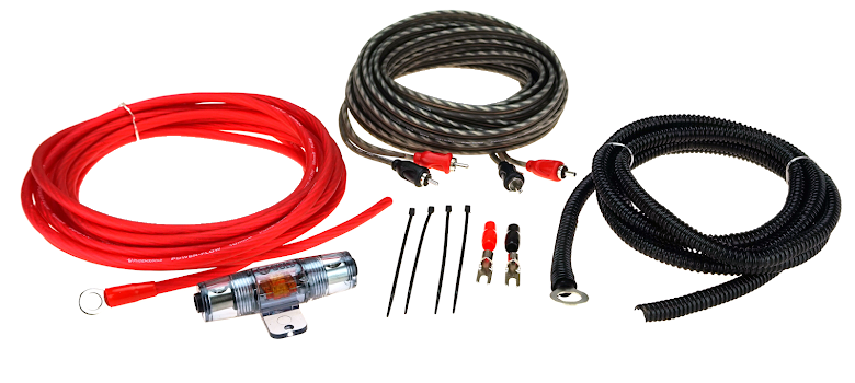 Phoenix Gold 2-kanals kabelsats för bilförstärkare (10 mm2)