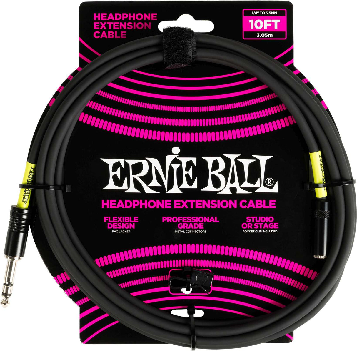 Ernie Ball 6422 Hörlursförlängningskabel