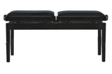 GEWA pianobänk Deluxe Double - svart högblank