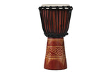 Latin Percussion Djembe World Beat Wood Art - röd/natur (LP713SR)
