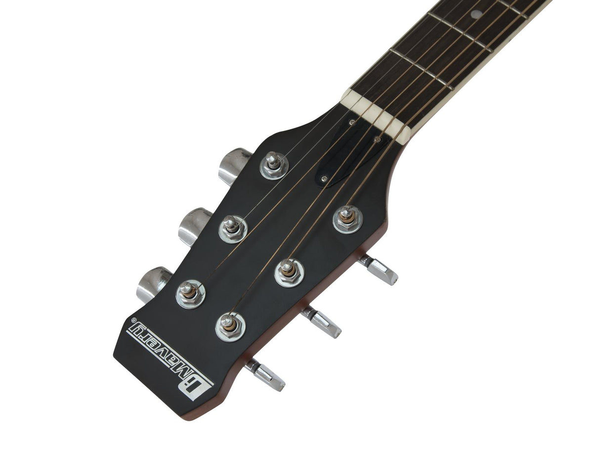 DiMavery RB-300 Roundback Gitarr - Sort