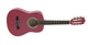 DiMavery AC-303 klassisk spansk gitarr 1/2 (rosa)