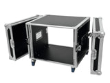 Amplifier Rack 8 Unit 45cm with wheels