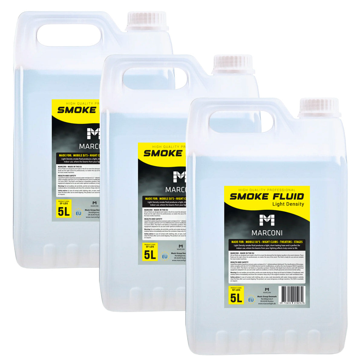 3 x 5L rökvätska (Light Density)