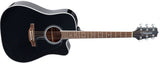 Takamine GD34CE-BLK Dreadnought stålsträngad akustisk Guita