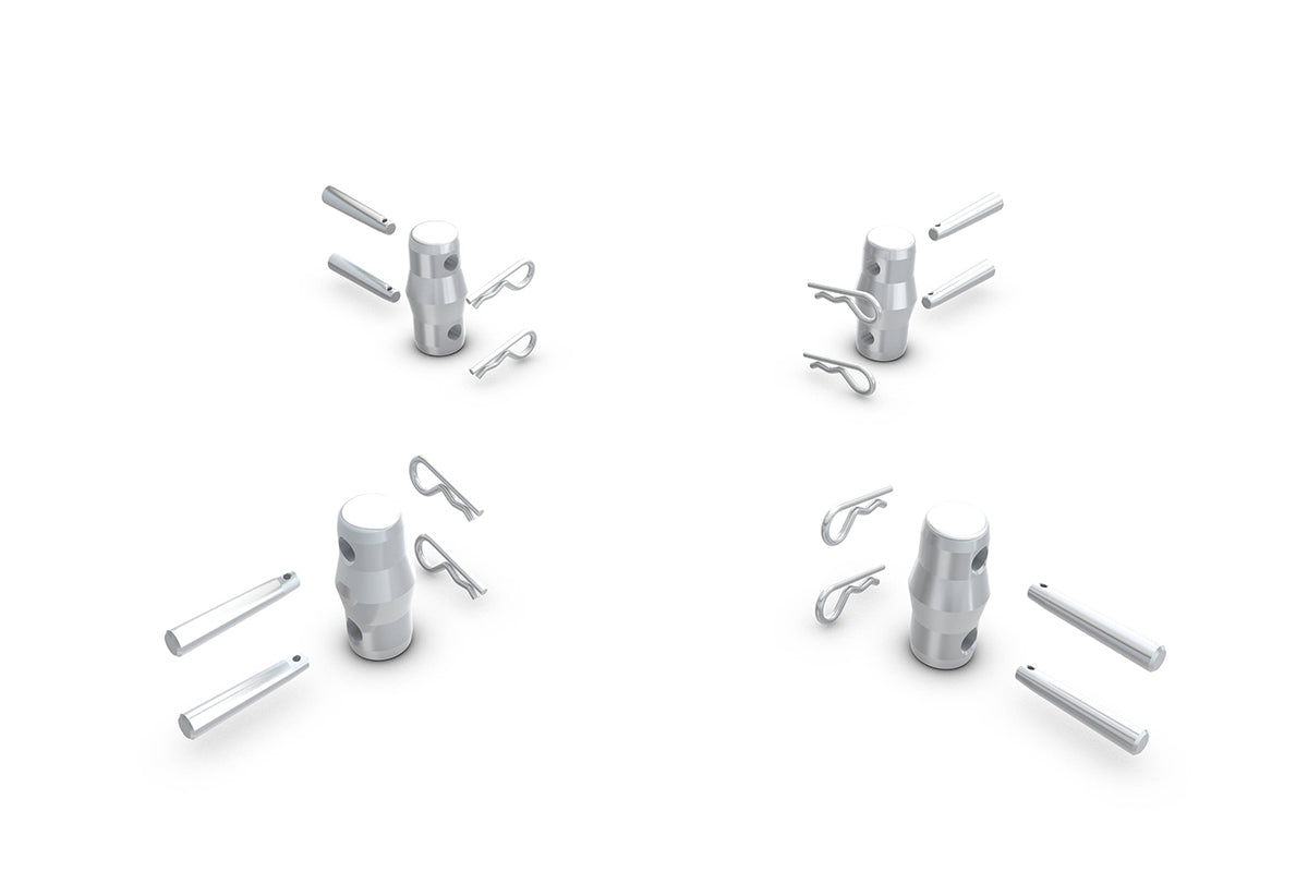 QTM monteringssats för truss 4 ägg, 8 stift och 8 nålar