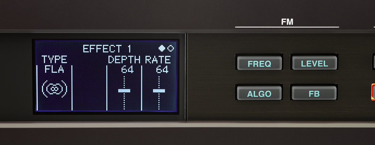 Yamaha Reface DX Synth Keyboard (svart)