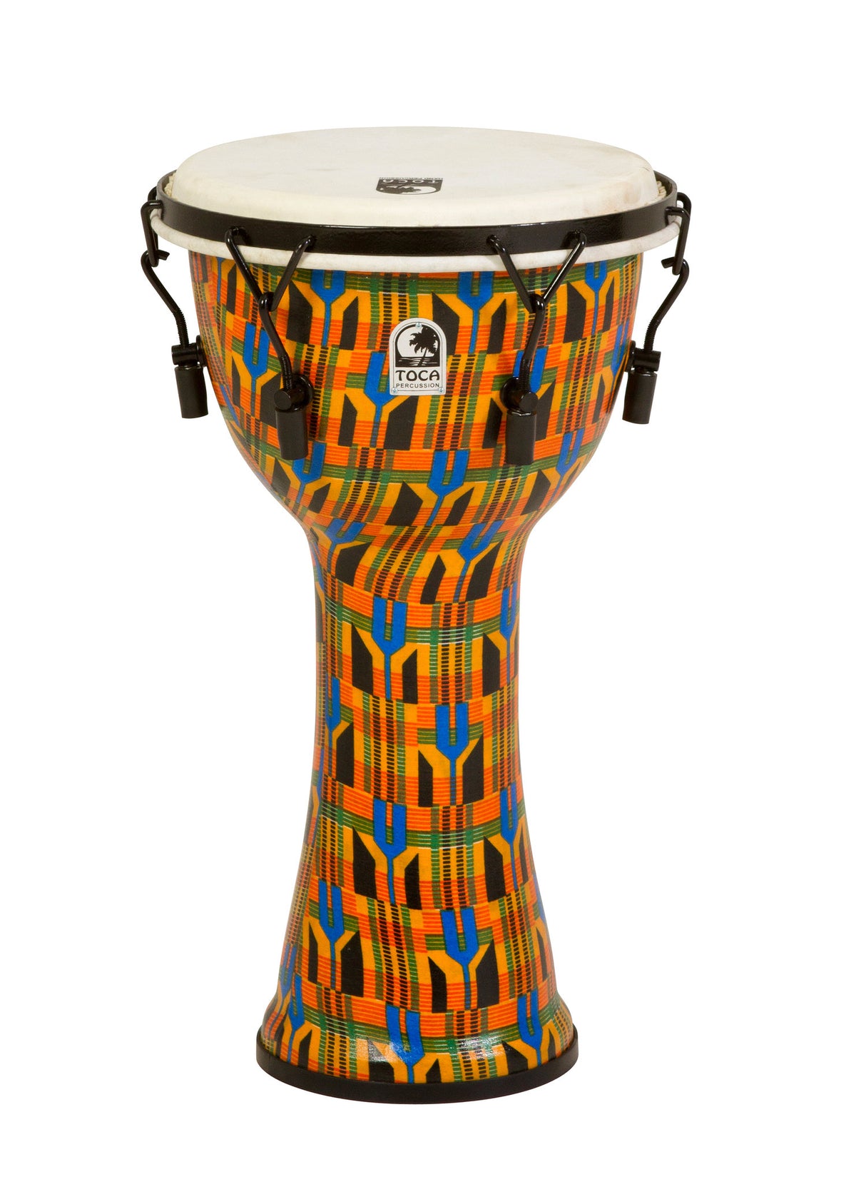 Toca Djembe Freestyle mekaniskt stämd - Kente Cloth (SFDMX-10K)