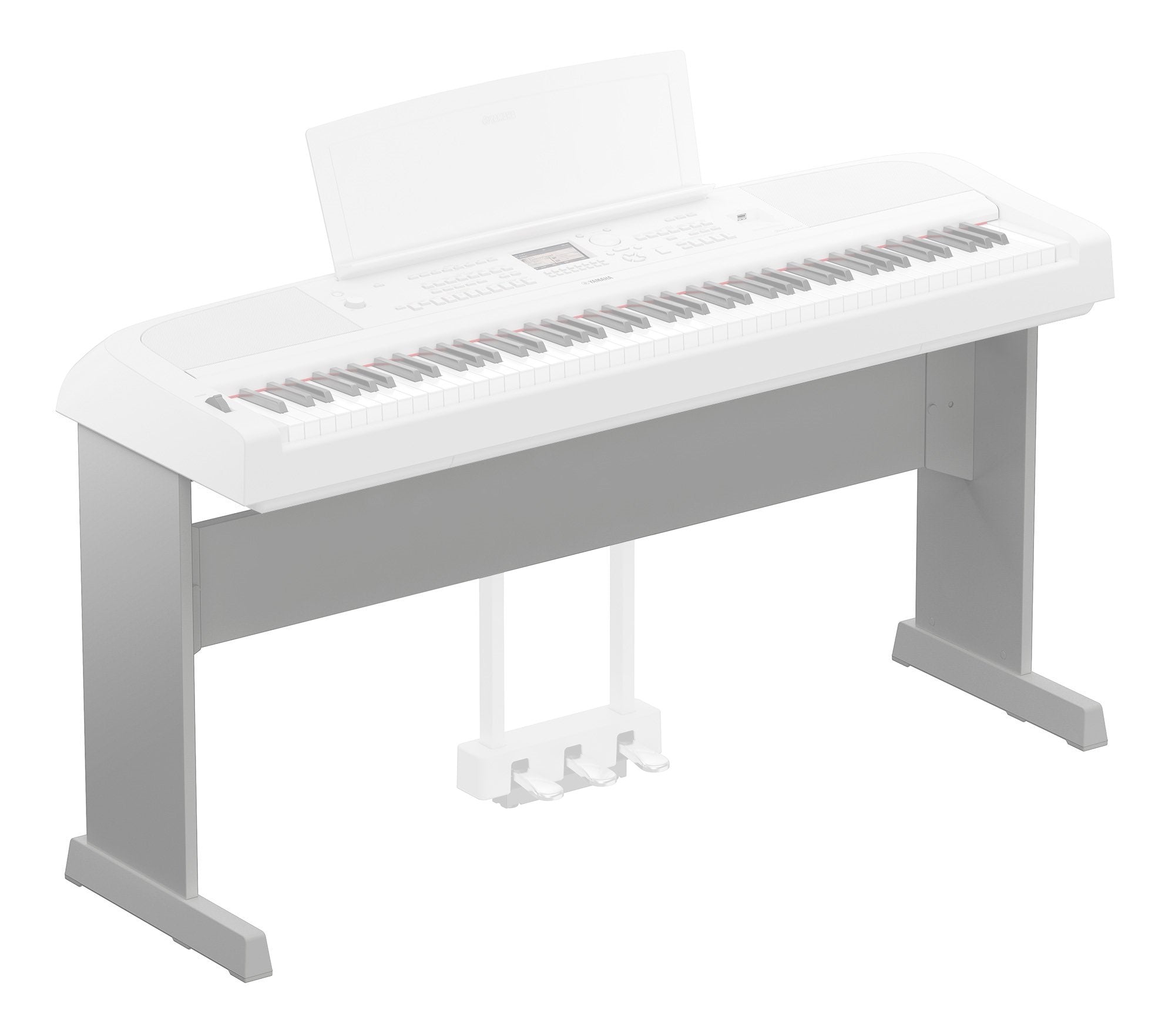 Yamaha L300WH Pianostativ för DGX670WH