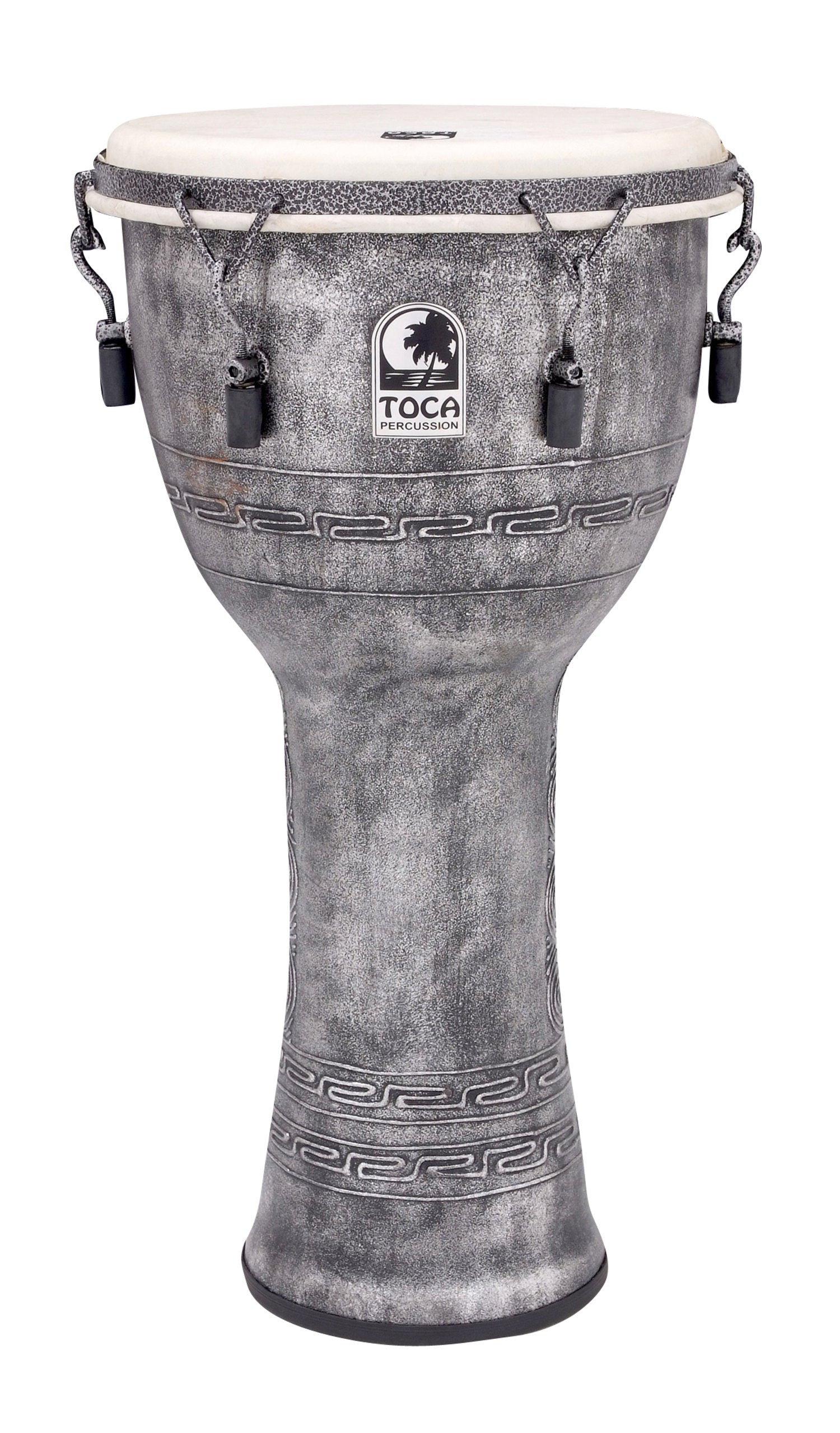 Toca Djembe Freestyle mekaniskt stämd - Antique Silver (SFDMX-12AS)