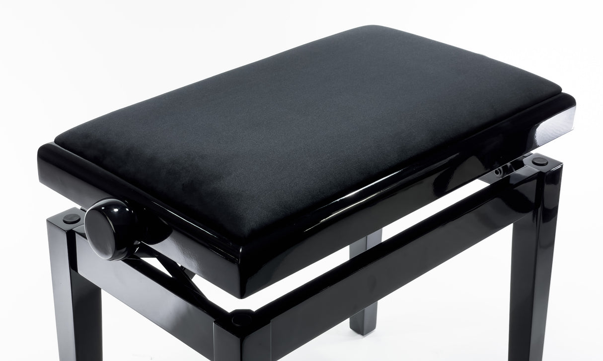Grooveland KB200 Pianobänk (Svart Högglans)